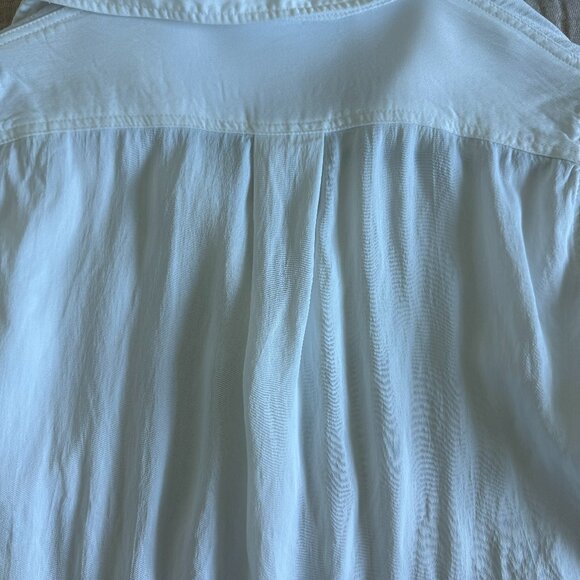 ZARA Satin Feel Long Sleeve Blouse — Brand New! 🤍 - Picture 5 of 13